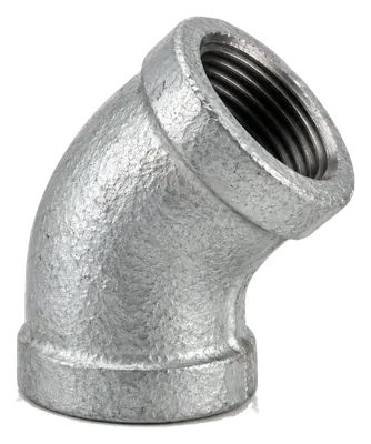 GI elbow 45°, pipe fittings and flanges from Iron Republic PH
