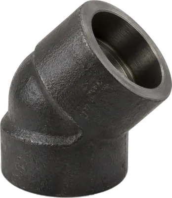 BI socket-weld elbow 45° (forged), pipe fittings and flanges from Iron Republic PH
